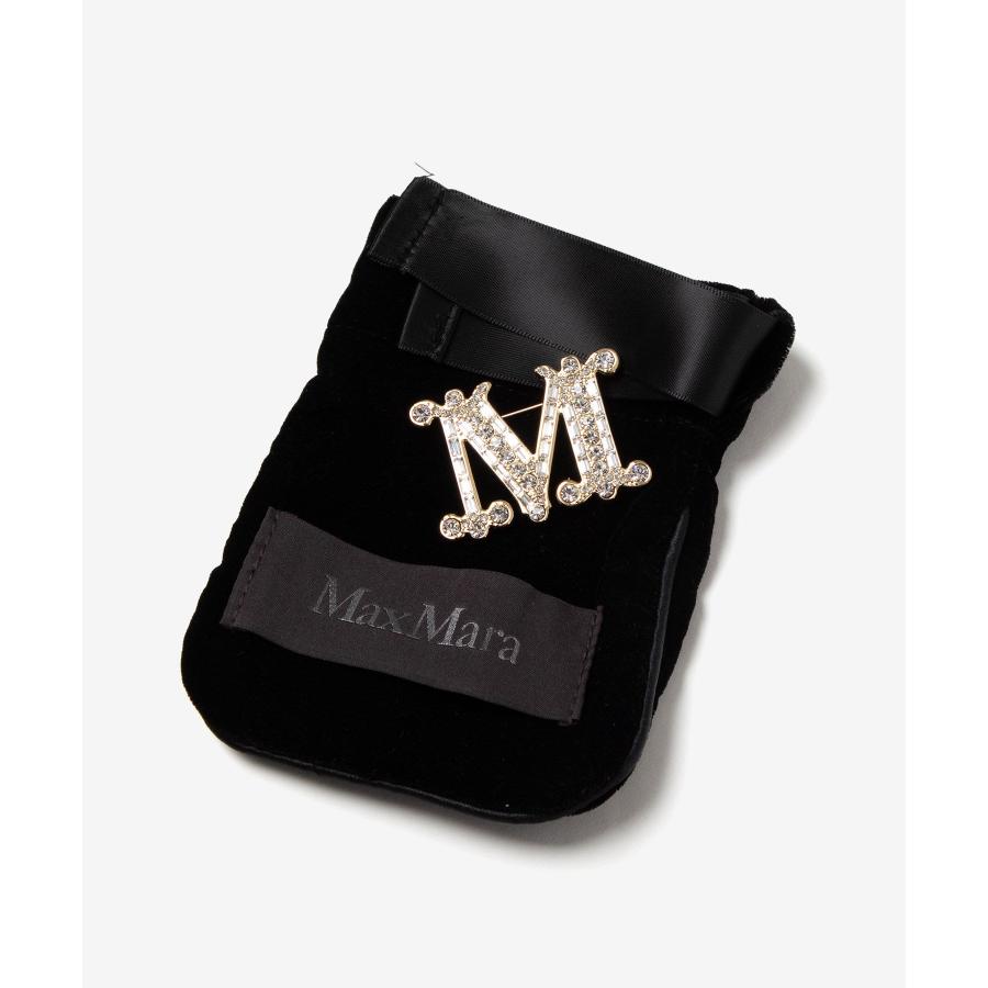 マックスマーラ Max Mara BATH2 バス 2 Crystal-adorned Monogram brooch クリスタル アドーンド モノグラム ブローチ 2424756092600 レディース アクセ 爆買 | Max Mara | 11