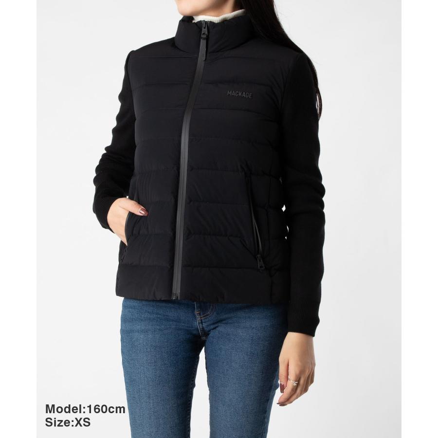 マッカージュ MACKAGE OCEANE-CITY Mixed Media Jacket ミクスト メディアジャケット ダウンジャケット ショート丈 レディース アウター 爆買 | Mackage | 02