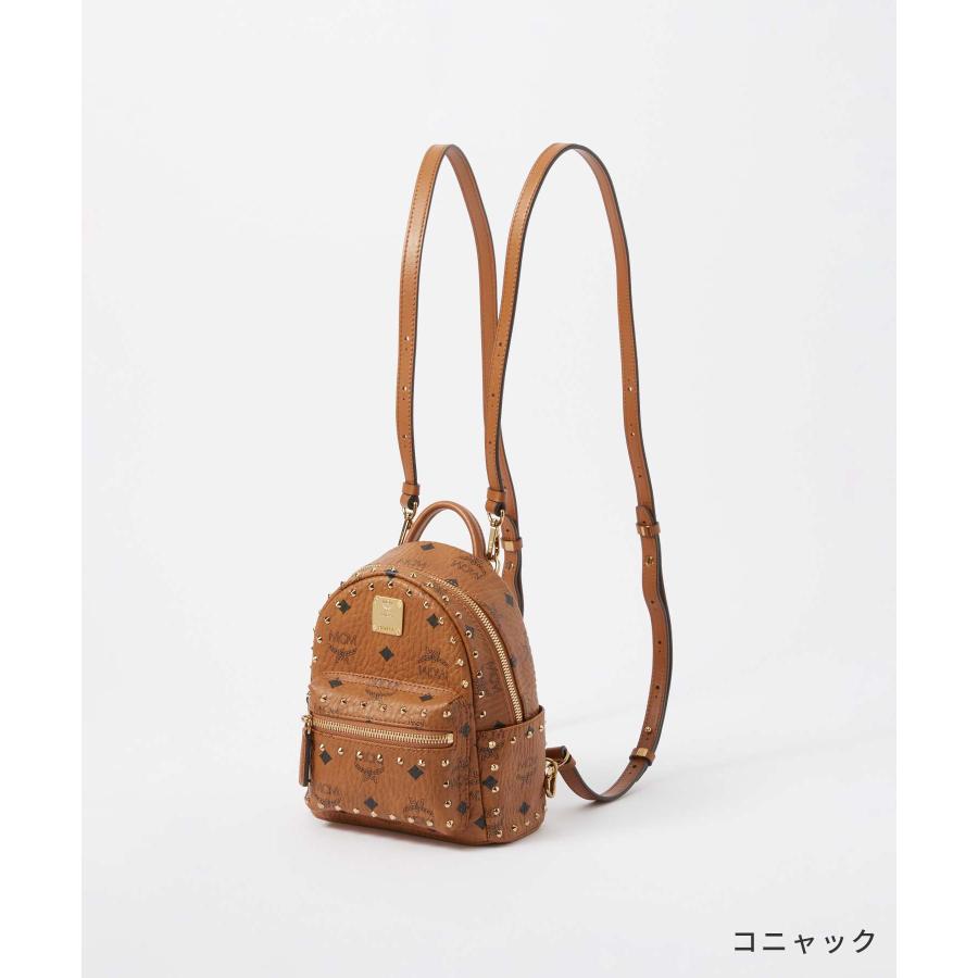 エムシーエム MCM MMK8AVE04 バックパック スターク レディース バッグ デイパック リュックサック スタッズ レザー 爆買 | MCM | 02