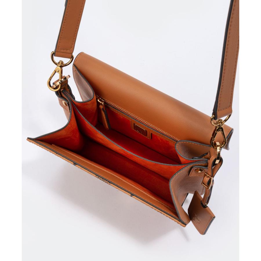 【中古】エムシーエム MCM レザー 皮革 ショルダーバッグ カバン 鞄 茶 ブラウン キャメル ☆AA★ レディース MCM（エムシーエム） MCM MWS9APA66 ショルダーバッグ レディース