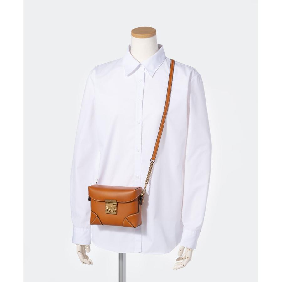 エムシーエム MCM MWZ8ABF23 ショルダーバッグ レディース バッグ カジュアル お出かけ プレゼント ギフト お祝い 鞄 ブラック コニャック 爆買の画像