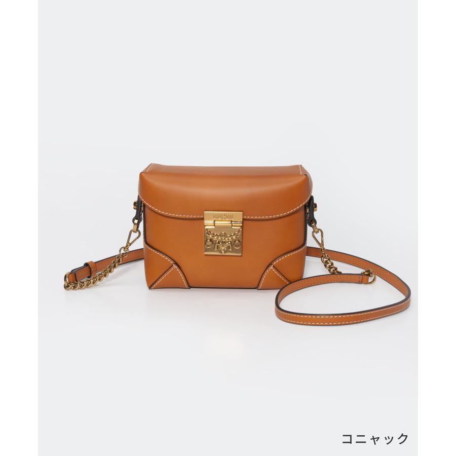 エムシーエム MCM MWZ8ABF23 ショルダーバッグ レディース バッグ カジュアル お出かけ プレゼント ギフト お祝い 鞄 ブラック コニャック 爆買の画像