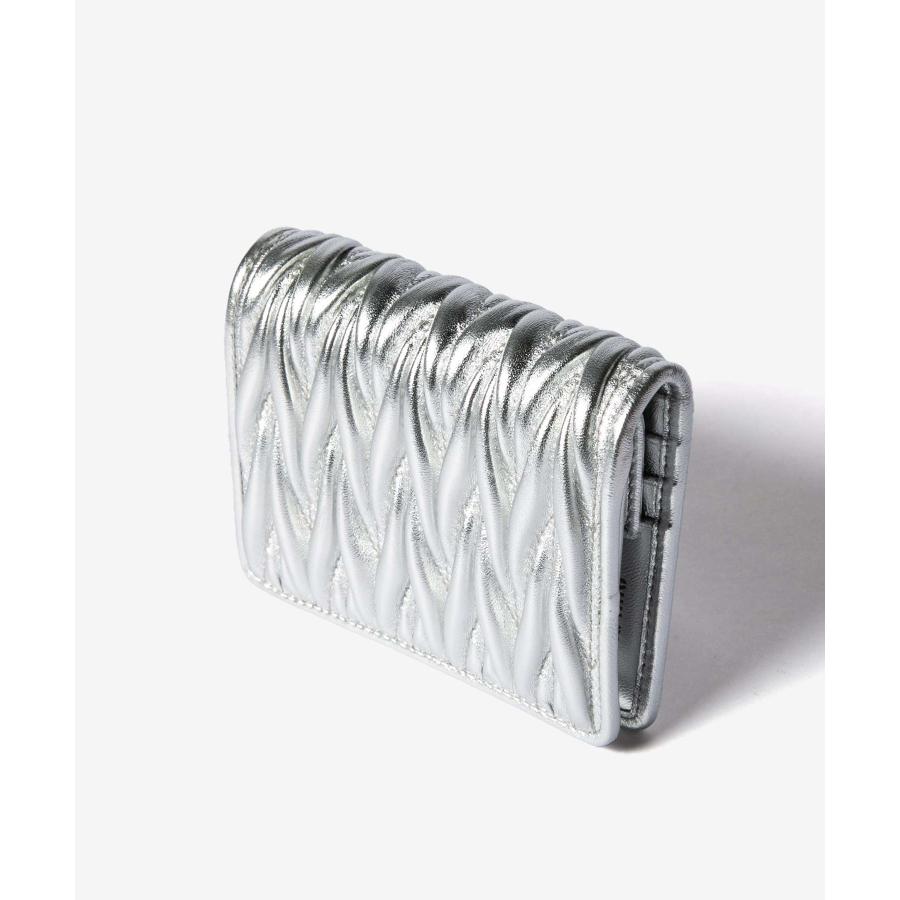miu miu（ミュウミュウ） MIU MIU MATELASSE マテラッセ BIFOLD WALLET