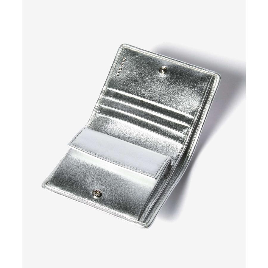 miu miu（ミュウミュウ） MIU MIU MATELASSE マテラッセ BIFOLD WALLET
