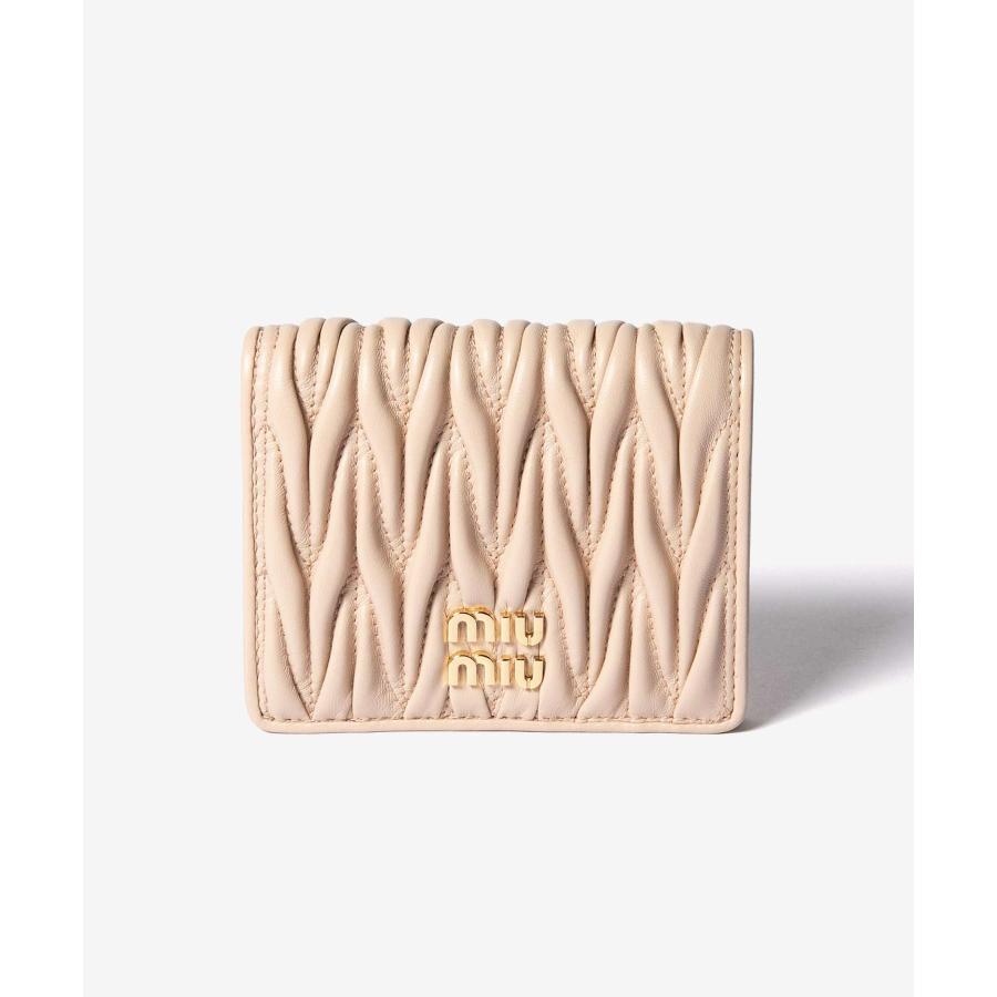 miu miu（ミュウミュウ） MIU MIU MATELASSE マテラッセ BIFOLD WALLET