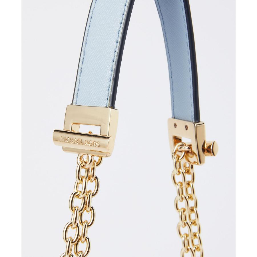 【未使用に近い】マイケルコース ショルダーバッグ モノグラム チェーン MICHAEL KORS マイケルコース バッグ コーティング レザー