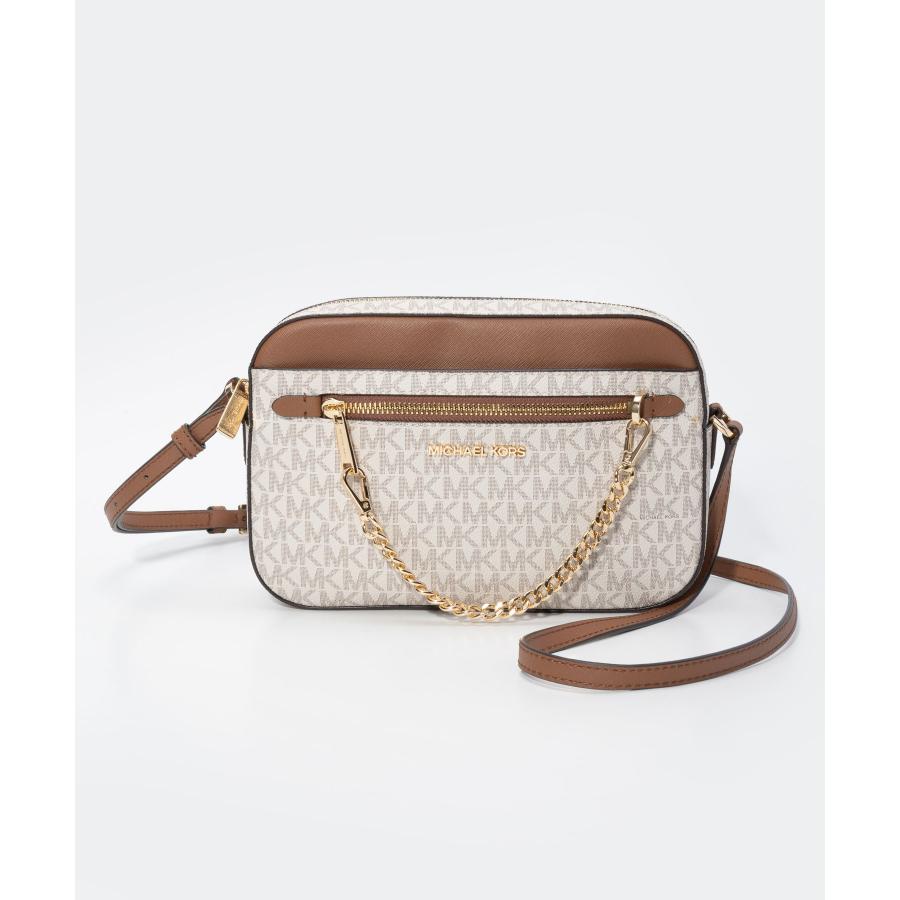 【美品】MICHAEL KORS ショルダーバッグ Michael Kors マイケルコース ロゴ ショルダーバッグ レザー