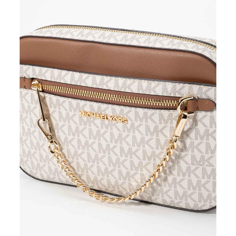 【Michael Kors】マイケルコース ジェットセット MKシグネチャー 35S1GTTC9B PVC 茶 レディース ショルダーバッグ MICHAEL KORS（マイケルコース） MICHAEL KORS 35S1GTTC9B ショルダー