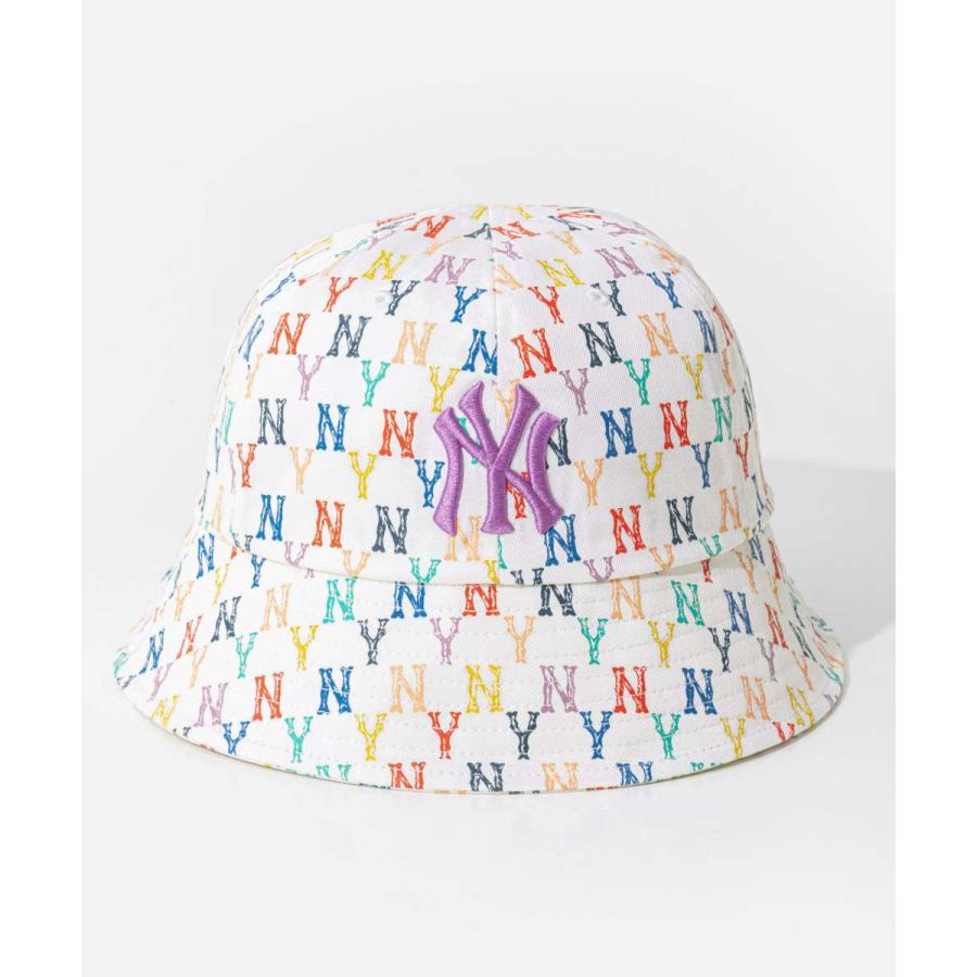 エムエルビーコリア MLB Korea MONOGRAM Rainbow Dome Hat モノグラム レインボー ドーム ハット NEW YORK YANKEES ニューヨークヤンキース 3AHTH401N 爆買 | MLB