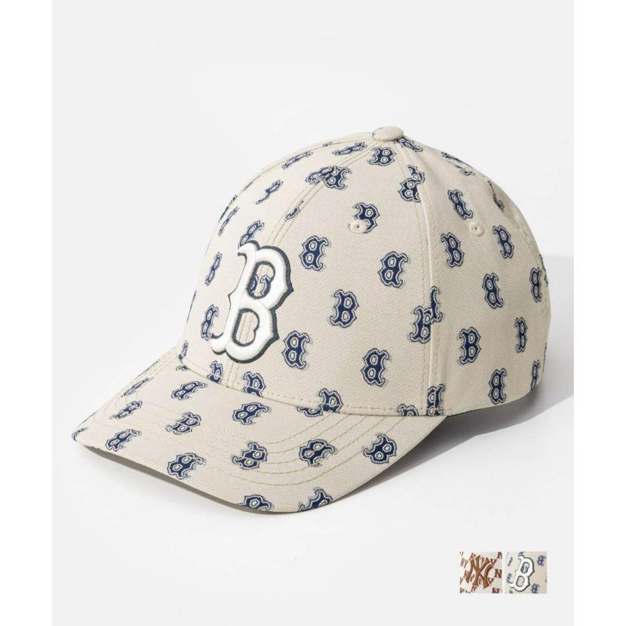 エムエルビーコリア MLB Korea Monogram Classic Structured Ball Cap モノグラム クラシック ストラクチャード ボール キャップ BOSTON REDSOX 爆買 | MLB