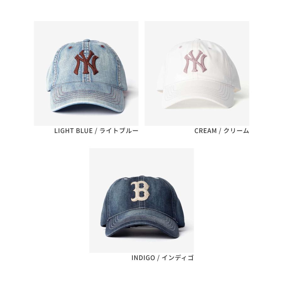 エムエルビーコリア MLB Korea BASIC DENIM UNSTRUCTURED BALLCAP ベーシック デニム アンストラクチャード ボールキャップ 3ACPB126N | MLB | 04