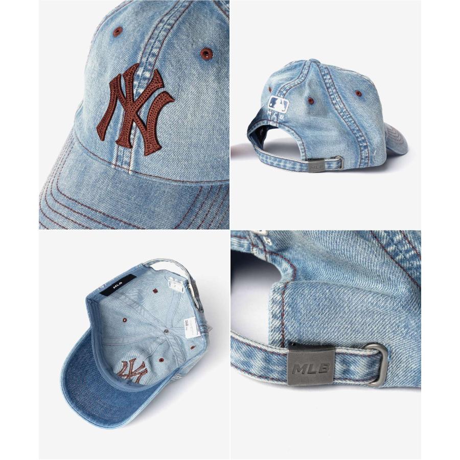 エムエルビーコリア MLB Korea BASIC DENIM UNSTRUCTURED BALLCAP ベーシック デニム アンストラクチャード ボールキャップ 3ACPB126N | MLB | 06