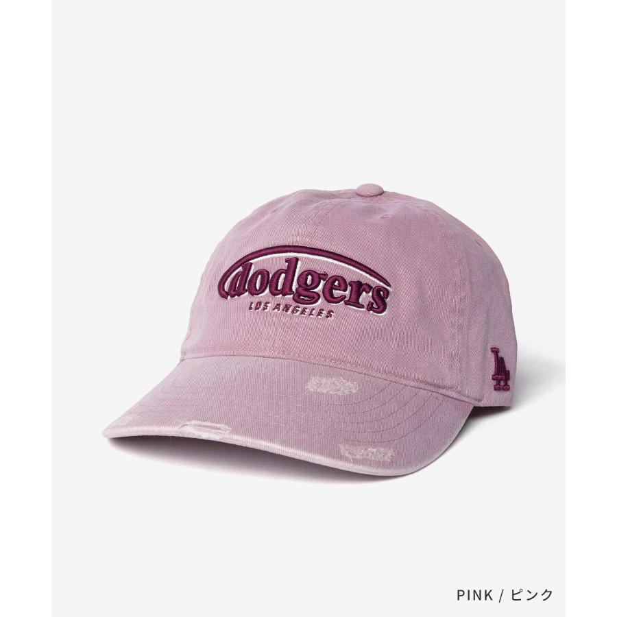 エムエルビーコリア MLB Korea Vintage Demage Curve Logo Unstructured Ballcap ヴィンテージ ダメージ  3ACPV106N | MLB | 02