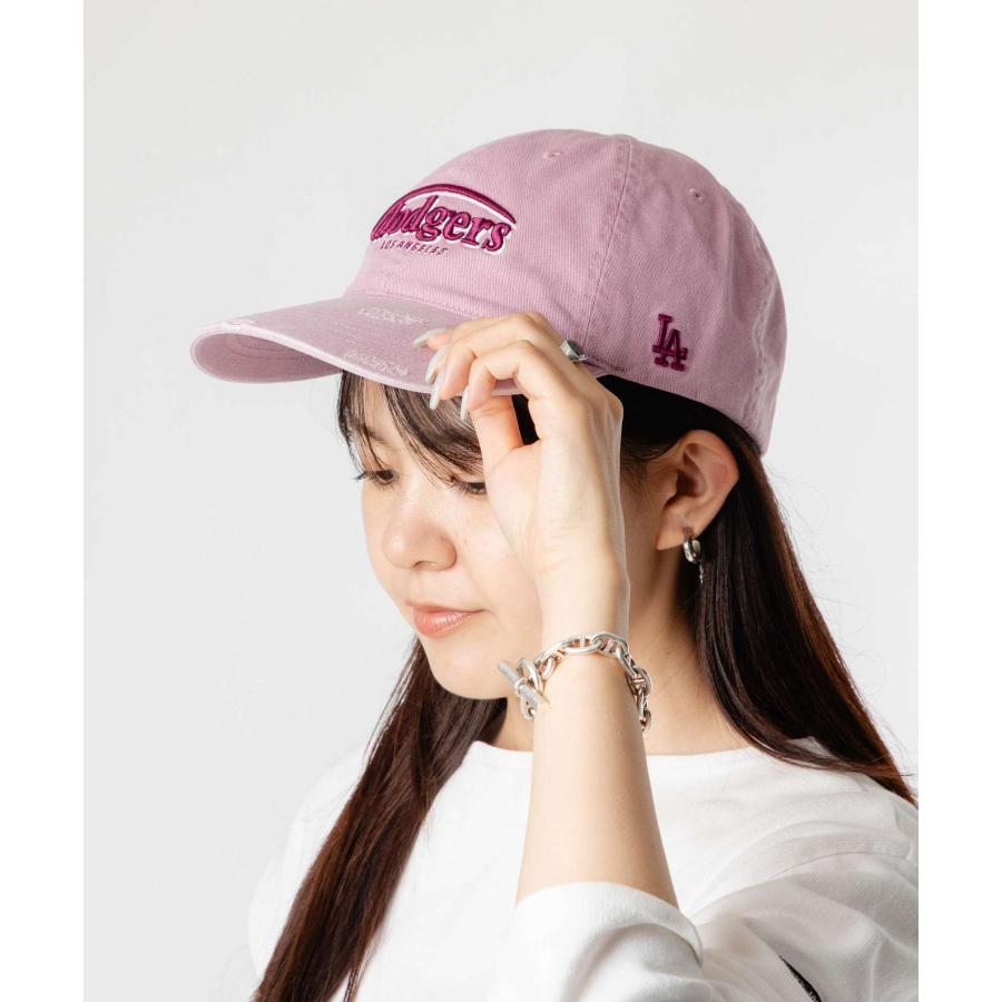 エムエルビーコリア MLB Korea Vintage Demage Curve Logo Unstructured Ballcap ヴィンテージ ダメージ  3ACPV106N | MLB | 09
