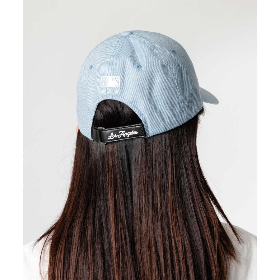 エムエルビーコリア MLB Korea Vintage Denim Curve Logo Unstructured Ballcap ヴィンテージデニム カーブロゴ アンストラクチャード 3ACPV196N | MLB | 15