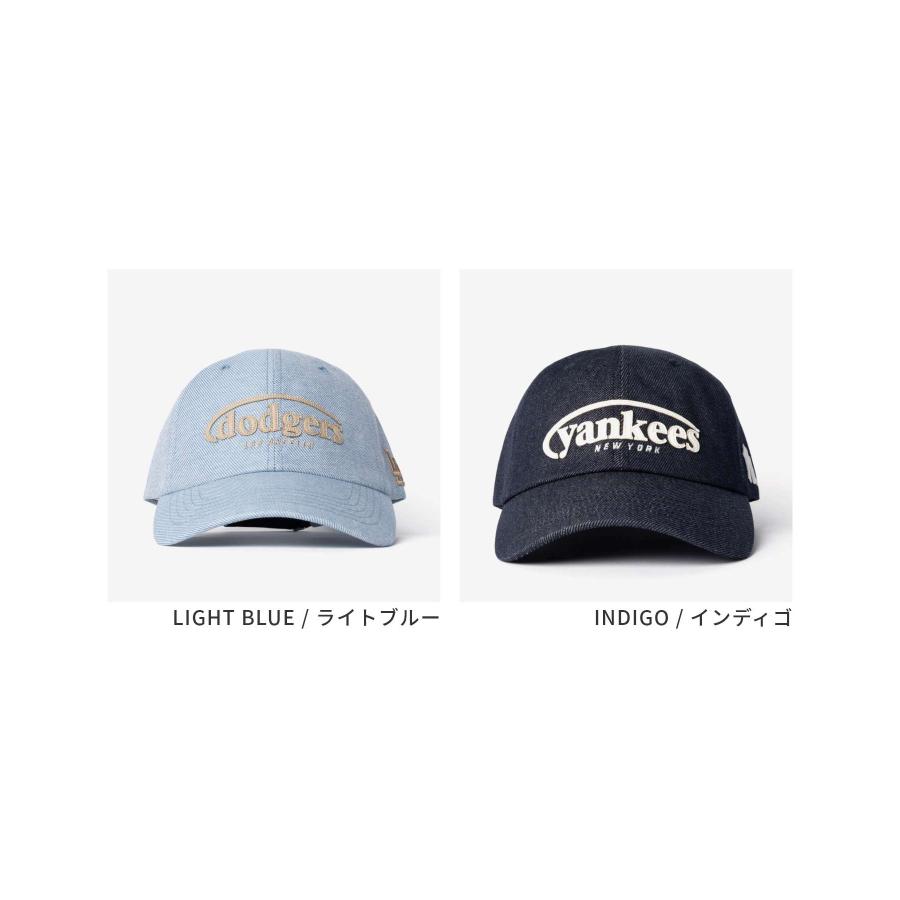 エムエルビーコリア MLB Korea Vintage Denim Curve Logo Unstructured Ballcap ヴィンテージデニム カーブロゴ アンストラクチャード 3ACPV196N | MLB | 03