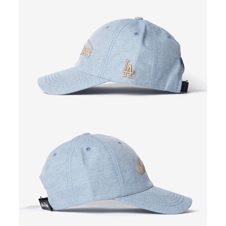 エムエルビーコリア MLB Korea Vintage Denim Curve Logo Unstructured Ballcap ヴィンテージデニム カーブロゴ アンストラクチャード 3ACPV196N | MLB | 05