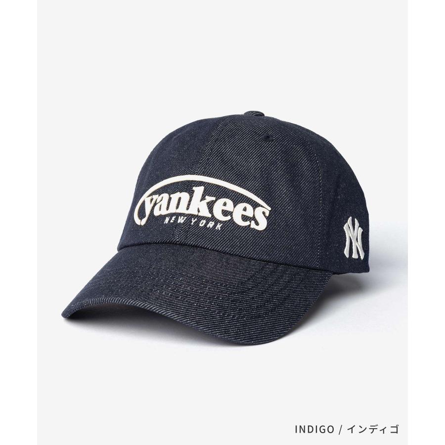 エムエルビーコリア MLB Korea Vintage Denim Curve Logo Unstructured Ballcap ヴィンテージデニム カーブロゴ アンストラクチャード 3ACPV196N | MLB | 09