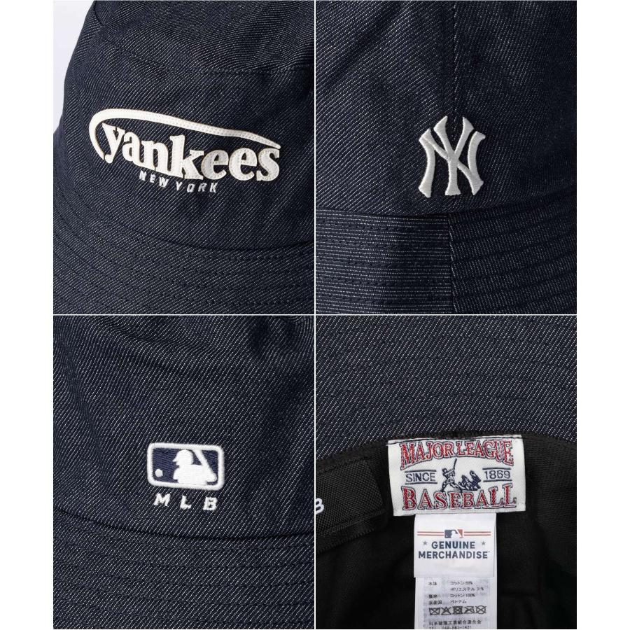 エムエルビーコリア MLB Korea Vintage Denim Curve Logo Bucket Hat ヴィンテージ デニム カーブ ロゴ バケットハット 3AHTV026N | MLB | 12