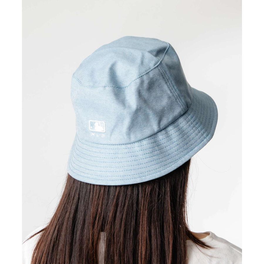 エムエルビーコリア MLB Korea Vintage Denim Curve Logo Bucket Hat ヴィンテージ デニム カーブ ロゴ バケットハット 3AHTV026N | MLB | 15