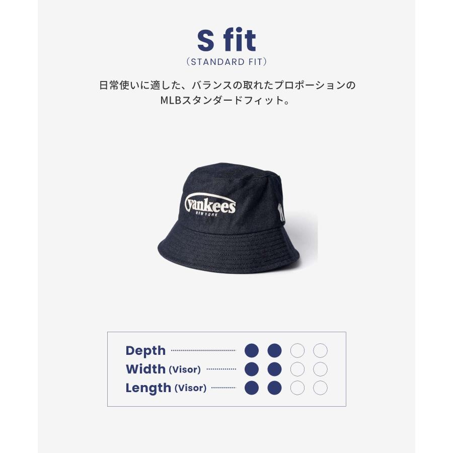 エムエルビーコリア MLB Korea Vintage Denim Curve Logo Bucket Hat ヴィンテージ デニム カーブ ロゴ バケットハット 3AHTV026N | MLB | 16