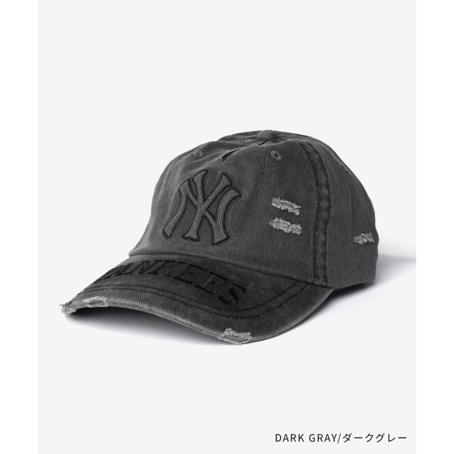 エムエルビーコリア MLB Korea VINTAGE EMBOSSED DAMAGE UNSTRUCTURED BALL CAP ヴィンテージ エンボス ダメージ 3ACPV295N | MLB | 02