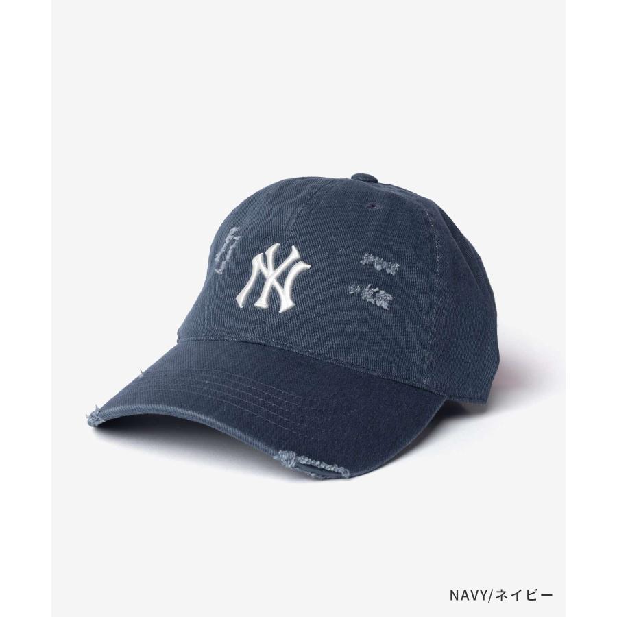 エムエルビーコリア MLB Korea DAMAGE WASHING UNSTRUCTURED BALL CAP ダメージウォッシュ アンストラクチャード ボールキャップ 3ACPVV34N | MLB | 02