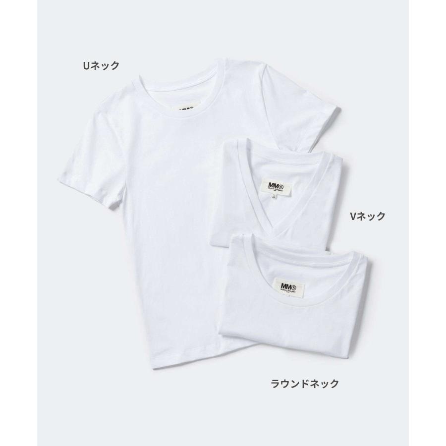 メゾンマルジェラ　半袖Tシャツ　レディース　グレー　6 エムエム6 MM6 S52GC0267 S24312 Tシャツ レディース トップス