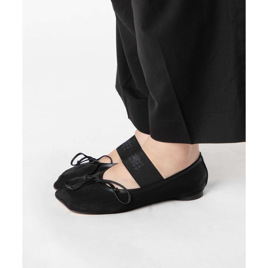 【MM6】アナトミックバレリーナEU37.5/黒 エムエムシックス メゾン マルジェラ MM6 Maison Margiela