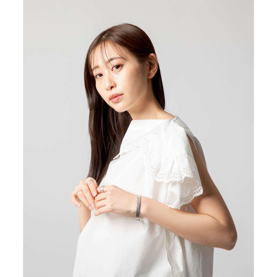 メゾン マルジェラ MAISON MARGIELA SM1UY0066 SV0158 ブレスレット Cuff メンズ レディース アクセサリー ロゴ カフブレスレット シルバー925 silver925 爆買の画像