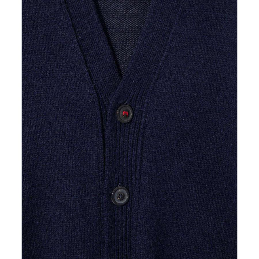 Maison Margiela エルボーパッチカーディガン ネイビー Maison Margiela メゾンマルジェラ 5G エルボーパッチ ニット