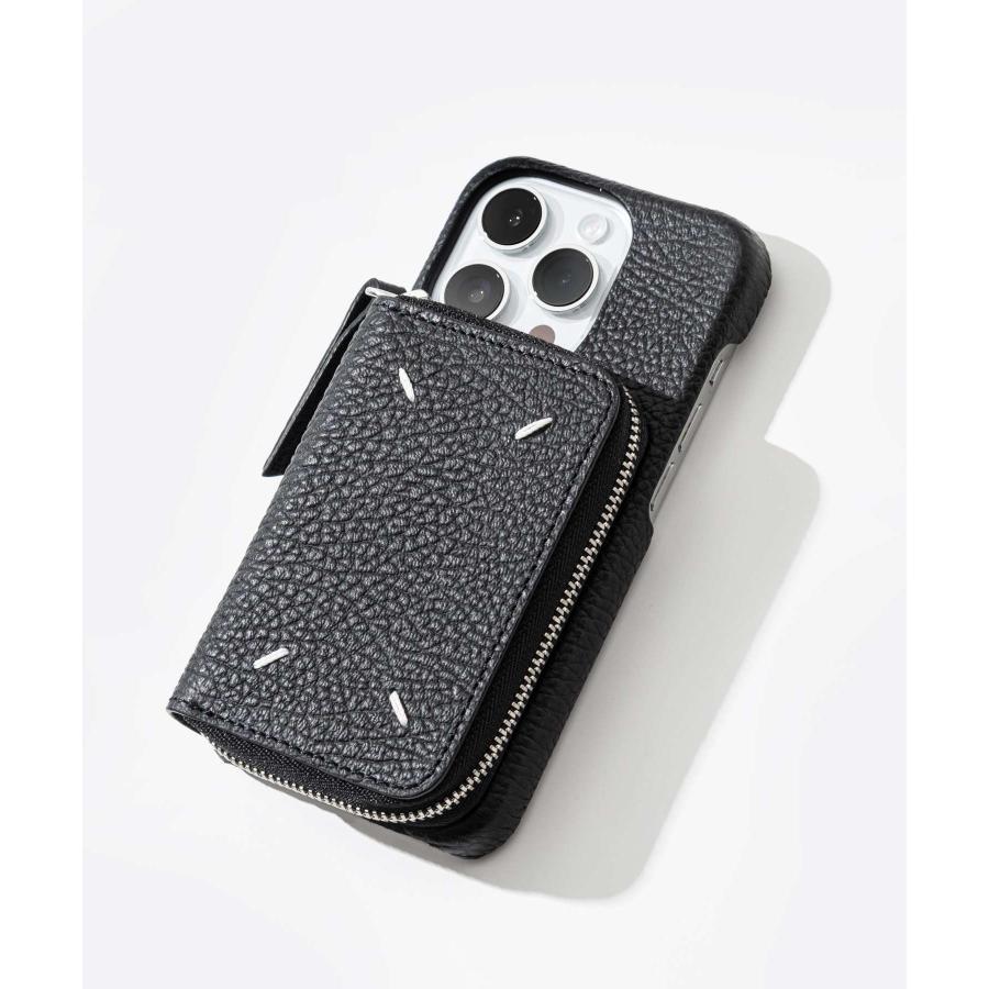 メゾン マルジェラ MAISON MARGIELA SA1VZ0010 P6421 スマホケース PHONE COVER WITH ZIP AROUND POCKET メンズ レディース iPhoneケース｜u-stream｜06