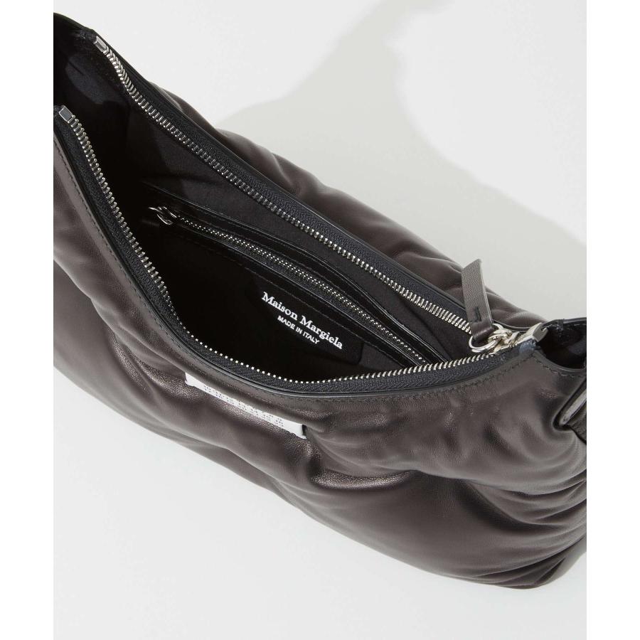 【値下げ】Maison Margiela メゾン マルジェラ GRAMSLAM HOBO SMALL ショルダーバッグ SB3WG0024 レザー ブラック  レディース【中古】 Maison Margiela（メゾンマルジェラ） メゾン マルジェラ MAISON