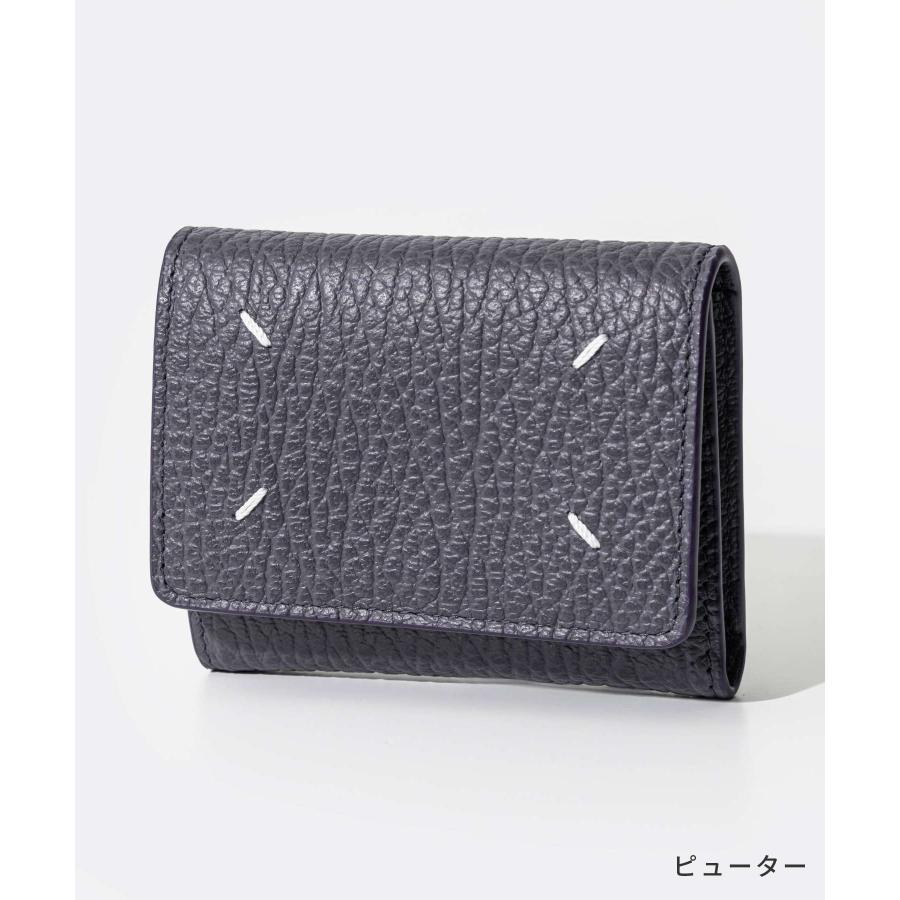 メゾン マルジェラ MAISON MARGIELA SA3UI0010 P4455 三つ折り財布 財布 メンズ プレゼント レディース ミニ財布 レザー 本革 小銭入れ 爆買の画像