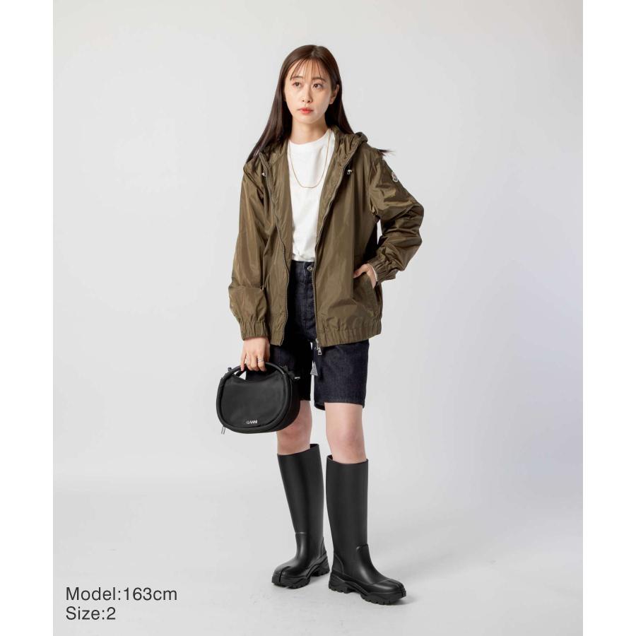 モンクレール MONCLER 1A00114 54155 ジャケット レディース アウター CECILE ナイロン フーテッド 839 カーキ 1 2 3 4｜u-stream｜04