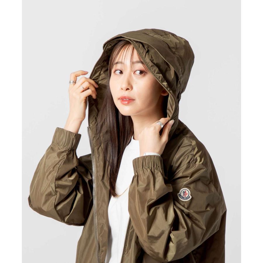 モンクレール MONCLER 1A00114 54155 ジャケット レディース アウター CECILE ナイロン フーテッド 839 カーキ 1 2 3 4｜u-stream｜07