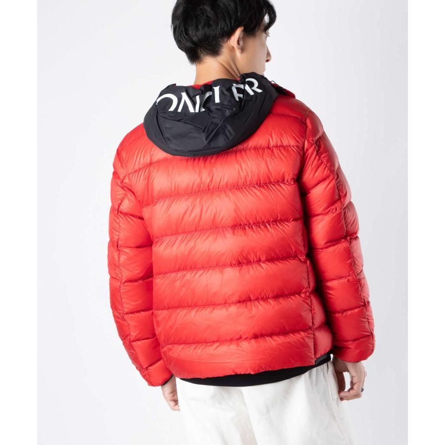 モンクレール MONCLER 1A123 00 53279 ジャケット メンズ アウター ライトダウンジャケット ビジネス フード付き PROVINS レッド 1 2 3 4｜u-stream｜08