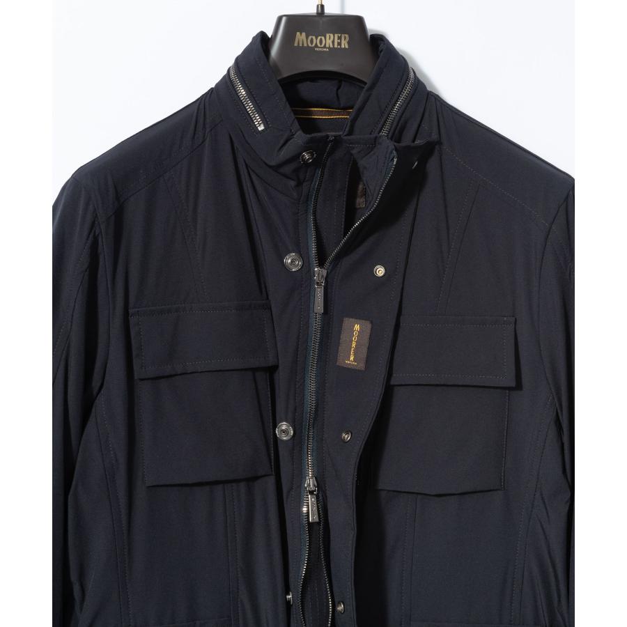 ムーレー MOORER ACQUA アクア MOUGI100038 TEPA009 ジャケット MANOLO-KN マノロ メンズ アウター フィールドジャケット ジップアップ 爆買の画像