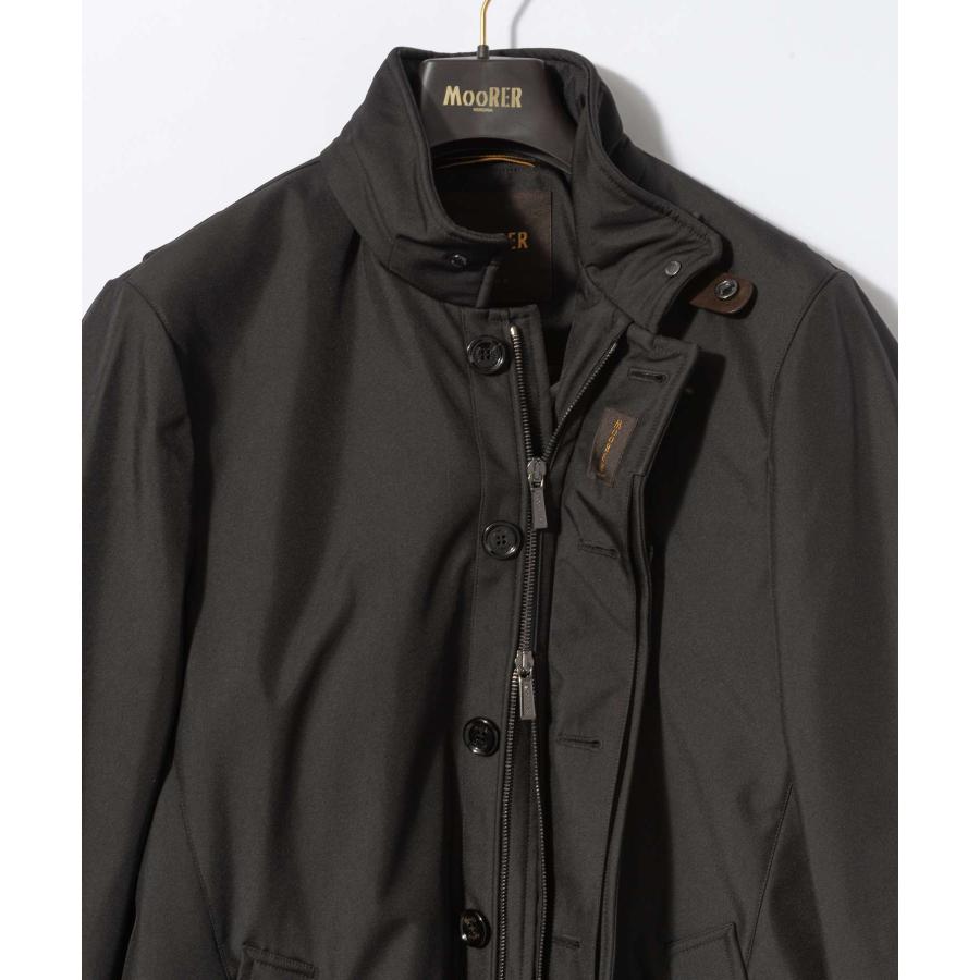 MOORER スタンドカラーコートBERECCI-WI ダークブルー 美品 MOORER（ムーレー） MOORER MOUGI100117 TEPA227 コート BERECCI-WI