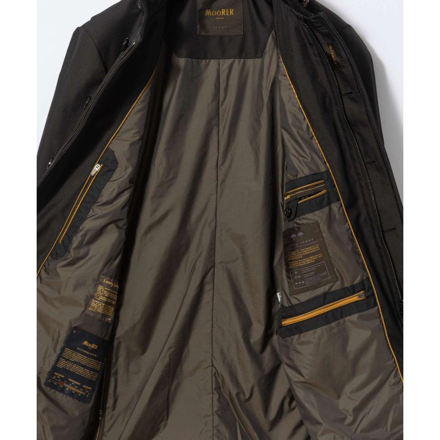 MOORER スタンドカラーコートBERECCI-WI ダークブルー 美品 MOORER（ムーレー） MOORER MOUGI100117 TEPA227 コート BERECCI-WI
