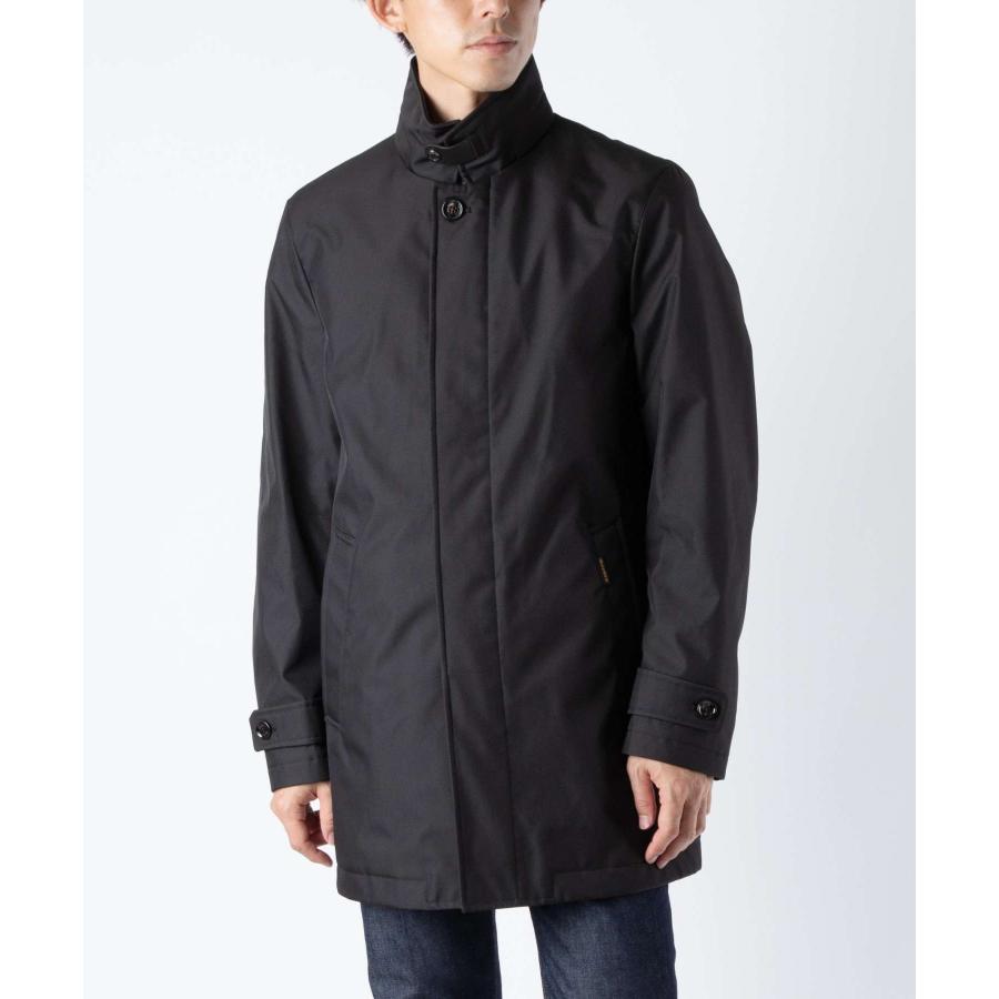 MOORER スタンドカラーコートBERECCI-WI ダークブルー 美品 MOORER（ムーレー） MOORER MOUGI100117 TEPA227 コート BERECCI-WI