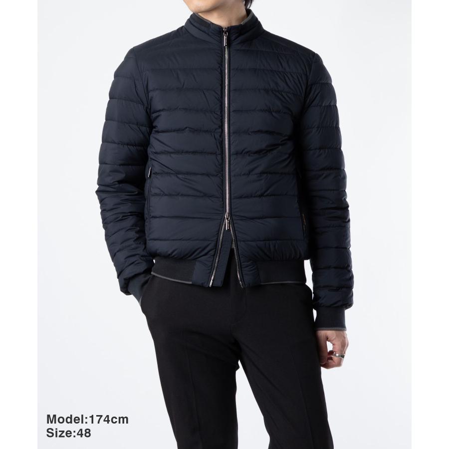 rosymonster 3wayアウター★ネイビー★新品未使用 3WAY 波型キルティングジャケット付き モッズコート[品番