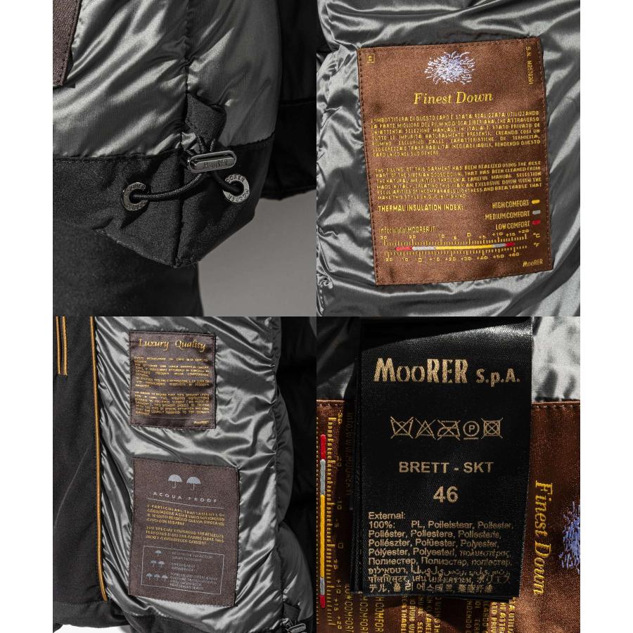 ムーレー MOORER ACQUA アクア BRETT-SKT ブレット MOUGI100134 TEPA034 ダウンジャケット ブルゾン 防水 メンズ アウター 爆買 | MOORER | 09