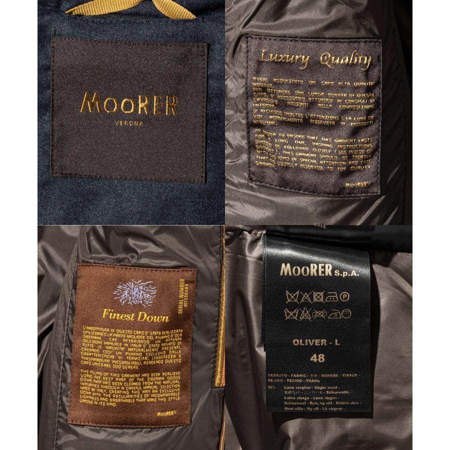 ムーレー MOORER OLIVER-L オリバー MOUGL100050 TEPA217 ダウンベスト メンズ アウター 爆買の画像