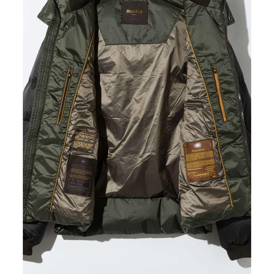 ムーレー　アクア　ボンバーシルエットジャケット ナイロン　ブルゾン MOORER（ムーレー） MOORER ACQUA アクア BOMBER JACKET ボンバー