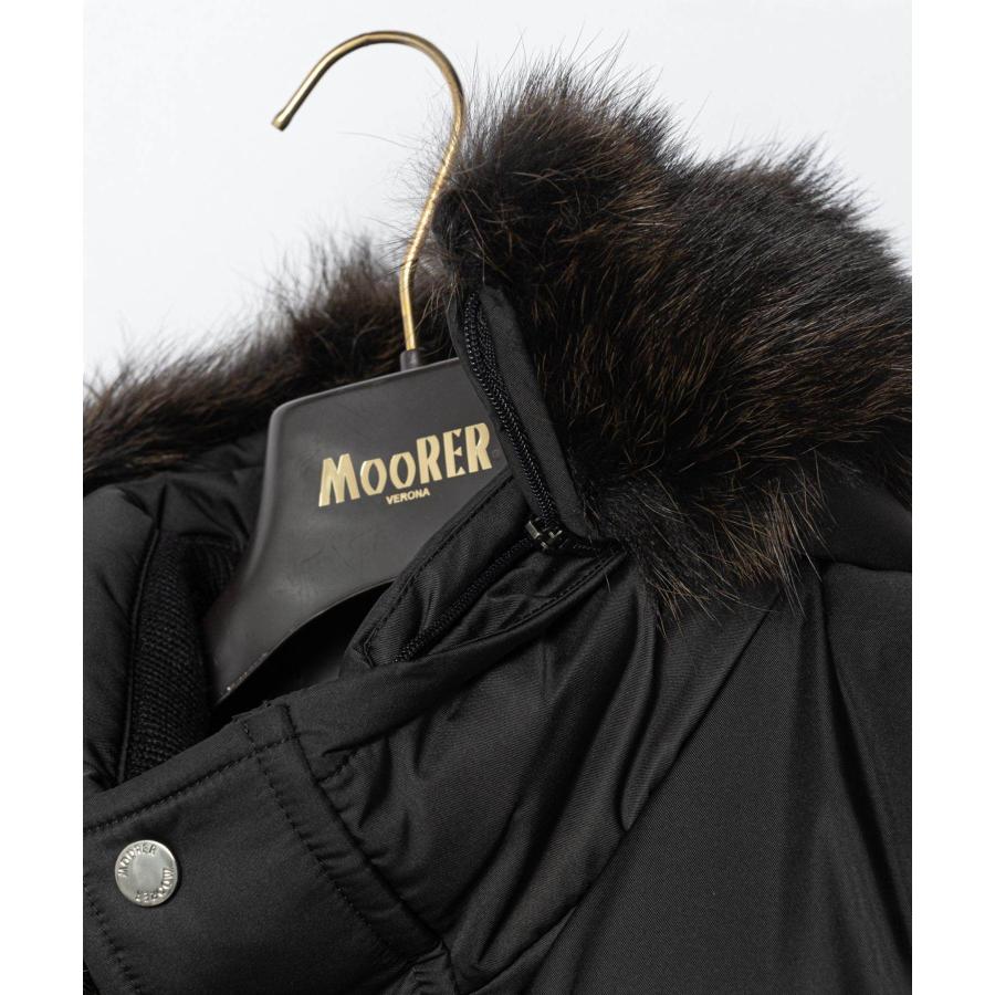ムーレー バルビエリ ダウン Moorer BARBIERI‐WKブラック 48 MOORER ムーレー BARBIERI-WK ダウンコート バルビエリ メンズ