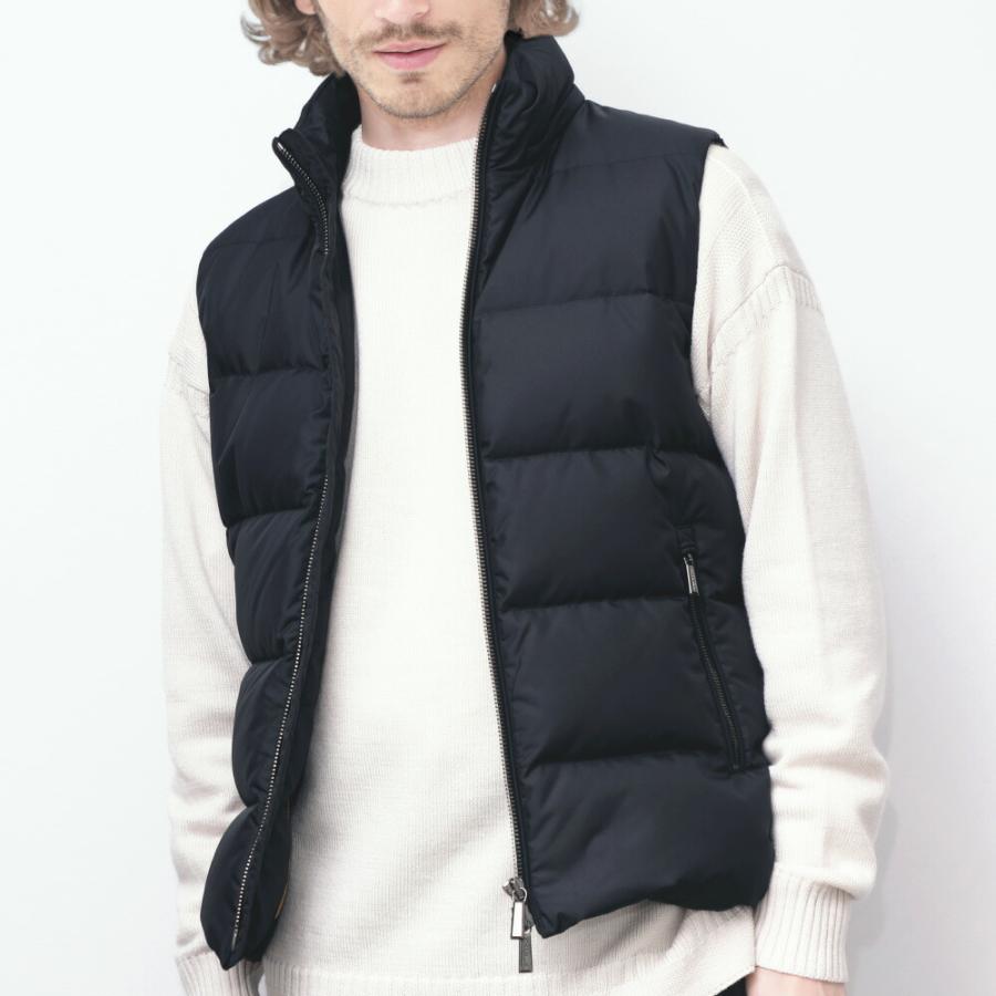 ほぼ新品 MooRERダウンベスト FAYER 44 ムーレー MOORER メンズ ダウンベスト FIRE WK ファイヤー