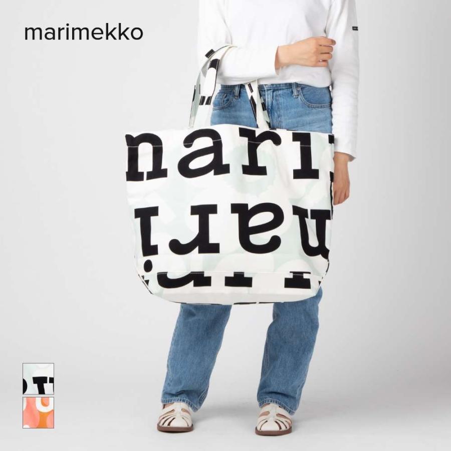 【さあ】marimekko マリメッコ　トートバッグ　アーケラロゴ　ビッグ 楽天市場】【送料無料】マリメッコ アーケラ ロゴ トートバッグ
