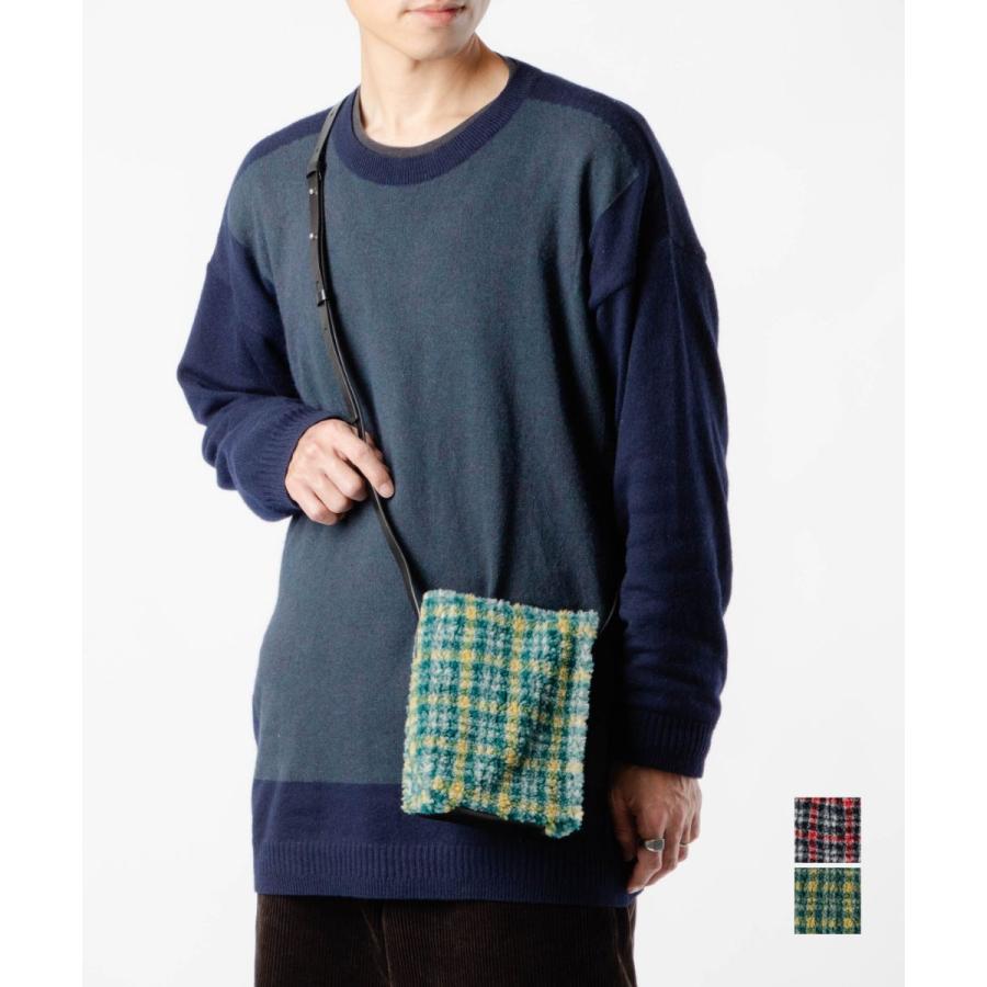 MARNI 青緑 チェック柄 トートバッグ MARNI マルニ フラワーカフェ マーケット ナイロン チェック柄