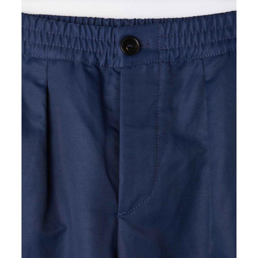 マルニ MARNI PAMA0317X0 UTN903 ロングパンツ レディース ボトムス テクニカル コットンリネン パンツ プリーツ クロップド ルーズフィット 36 38 40 爆買_1